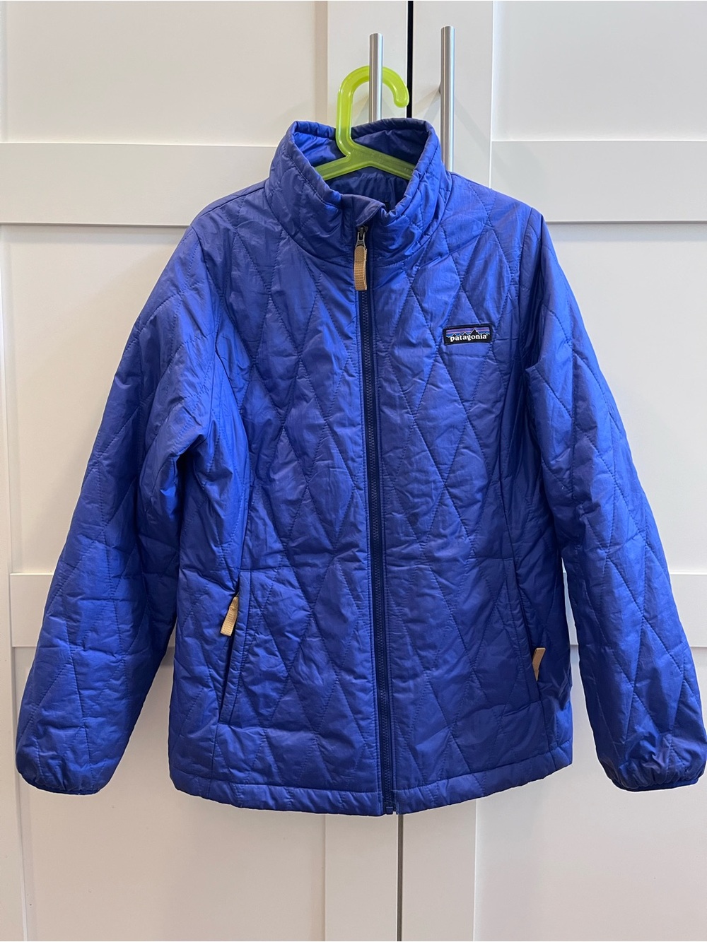 Patagonia girls cobalt blue size L (12) nanopuff jacket